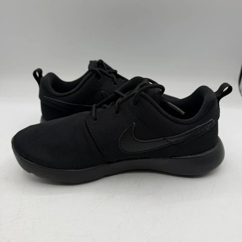Nike Roshe One PS Running Shoes Youth Big Kids Sz 3 Y Black Sneakers 749427-031
